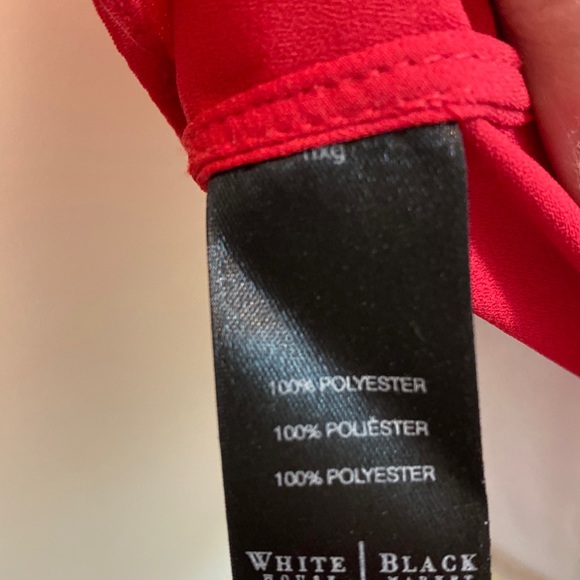 White House Black Market Sleeveless Red Shell - Picture 4 of 7